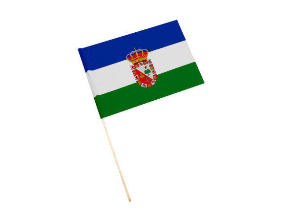 Bandera con palo Mengíbar