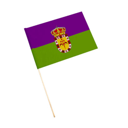 Bandera con palo Valdepeñas