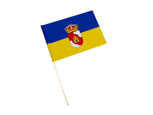 Bandera con palo Villanueva de la Reina
