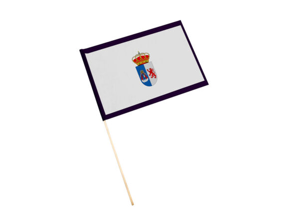 Bandera con palo Villanueva del Arzobispo