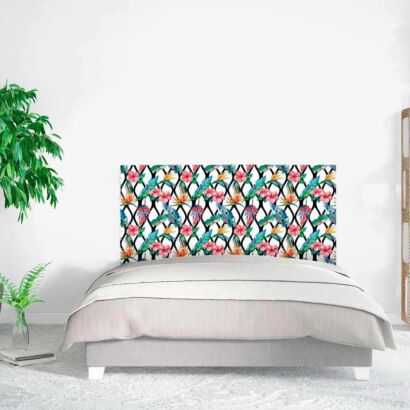 Cabecero Cama Arte Floral