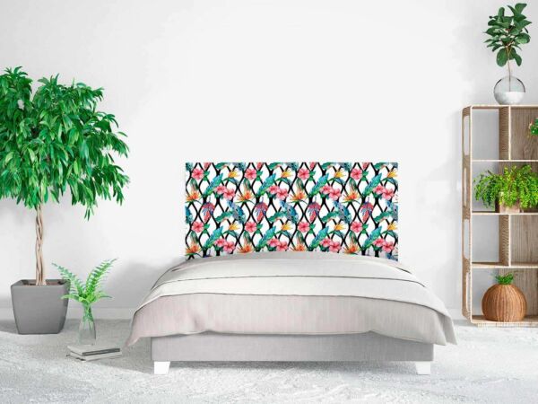 Cabecero Cama Arte Floral