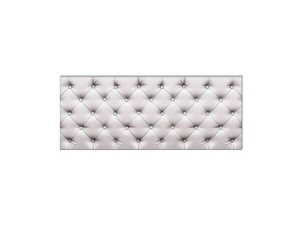 Cabecero Cama Imitación Capitoné Blanco Diseño