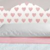Cabecero Cama Infantil Corazones Rosados