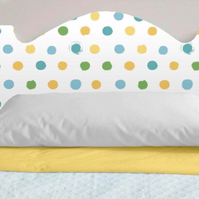 Cabecero Cama Infantil Lunares Multicolor