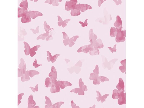 Cabecero Cama Infantil Mariposas Rosas