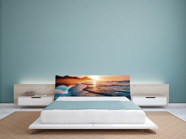 Cabecero Cama Paisajes Costa Atardecer