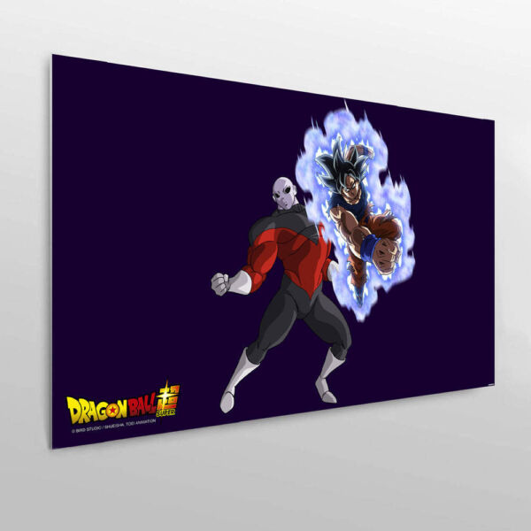 Cabecero Cama PVC lucha goku vs jiren perspectiva