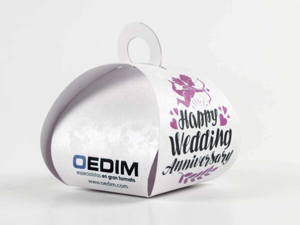 Caja Regalo para Bodas Happy Wedding Anniversary