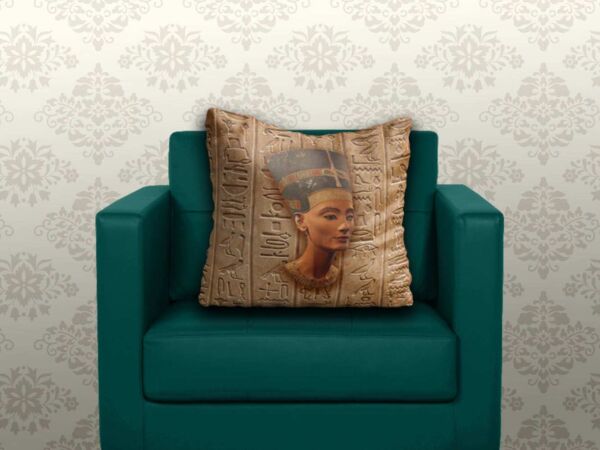 Cojín Arte Egipcio Nefertiti
