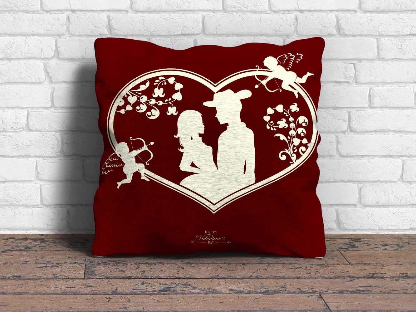 Cojin Enamorado Pareja Cupido Oedim Decor