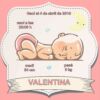 Cojín Infantil Bebé Recién Nacido Rosa Diseño