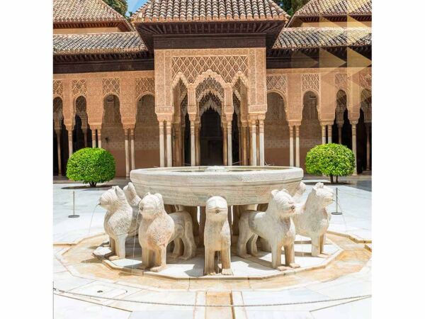 Cojin Alhambra Patio Leones Granada Diseño