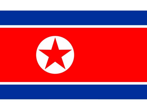 Bandera de Corea del Norte