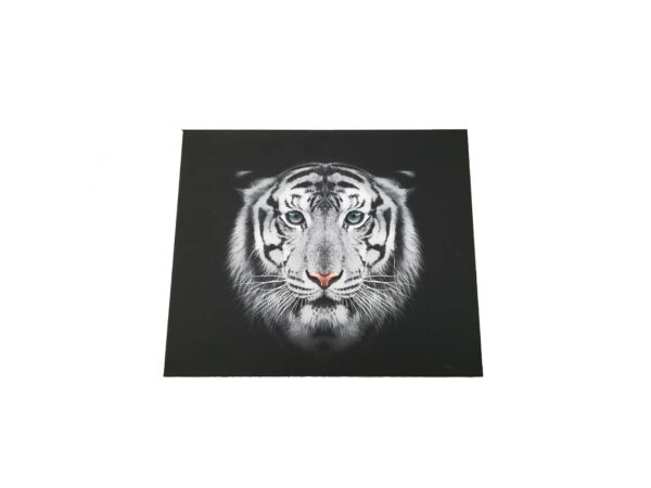 Cuadro Dibond Tigre Blanco Negro