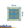 Bajoplato azulejos árabes medidas