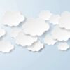 Fondo Fotográfico 3D Nubes Papel Diseño