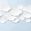 Fondo Fotográfico 3D Nubes Papel Diseño