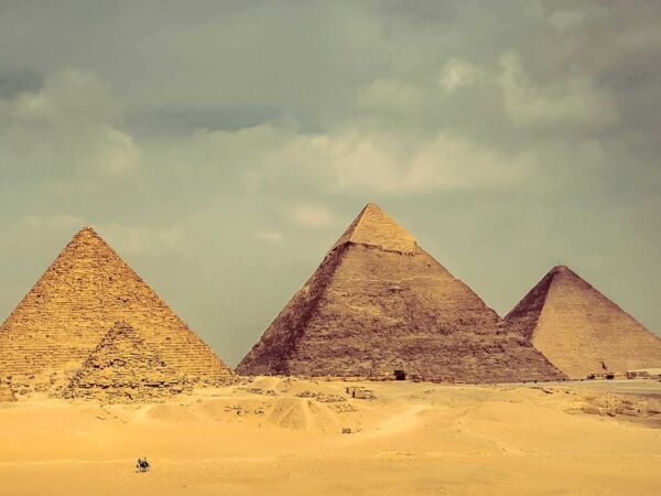 Cuadro Paisaje Pirámides Egipto