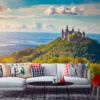 Fotomural Castillo Amanecer en Hohenzollern