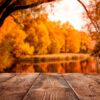 Fotomural Lago en Otoño