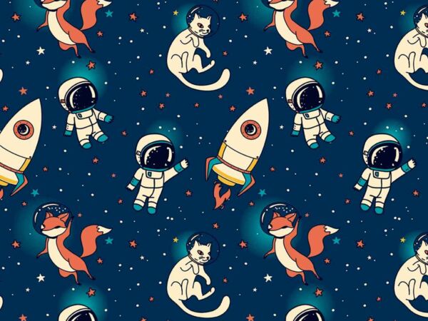 fotomural papel pintado astronautas diseno