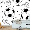 Fotomural Papel Pintado Balones Futbol