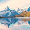 Fotomural Papel Pintado Montañas Alpes Suizos Diseño