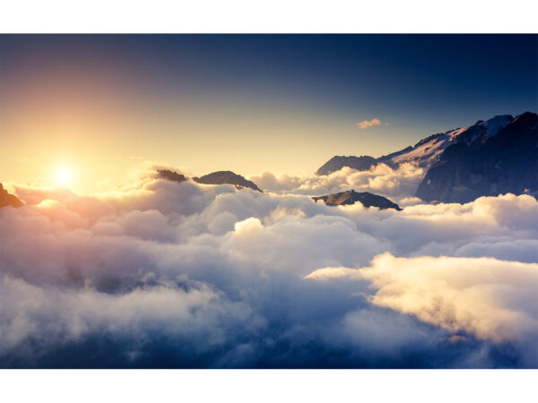 Fotomural Vinilo Amanecer en las Nubes