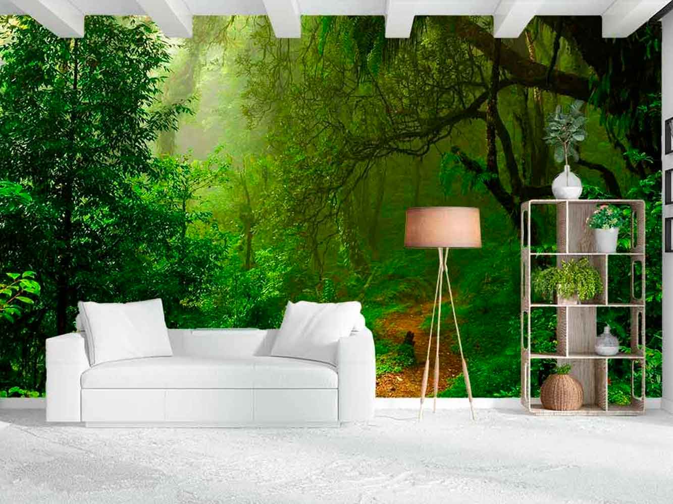 🥇 Fotomurales vinilos paredes naturaleza tropical 🥇
