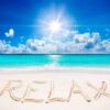 fotomural vinilo playa relax diseno