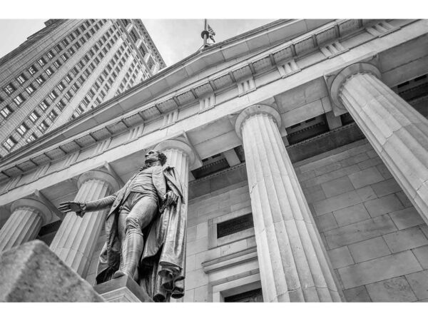 Fotomural Wall Street Blanco y Negro