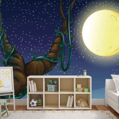 Papel Pintado Luna Dibujo