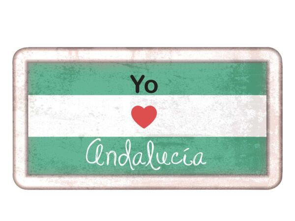 Matrícula Decorativa Amor Andaluz Diseño