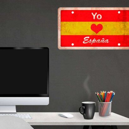 Matrícula Decorativa Amor España