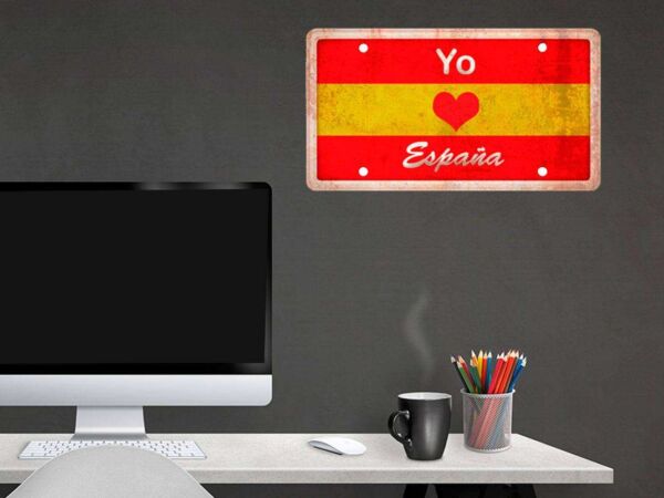 Matrícula Decorativa Amor España