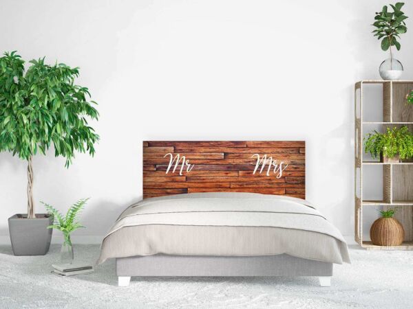 Cabecero Cama Madera MR&MRS