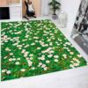 Alfombra PVC Estampado Margaritas