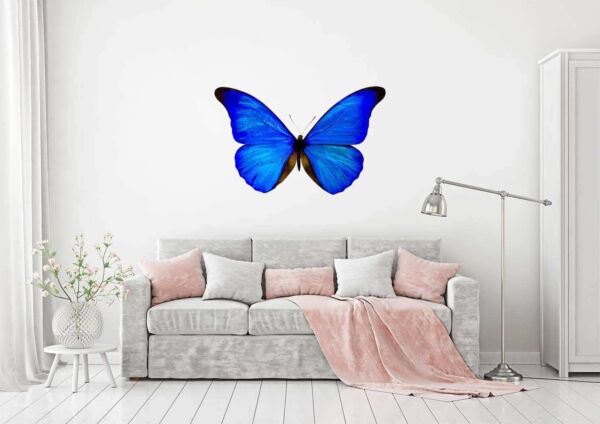 Vinilo Decorativo Mariposa Azul