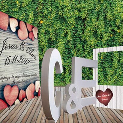 Pack Bodas Photocalls y letras de corcho