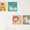 Pack Cuadros Infantiles Animales 2