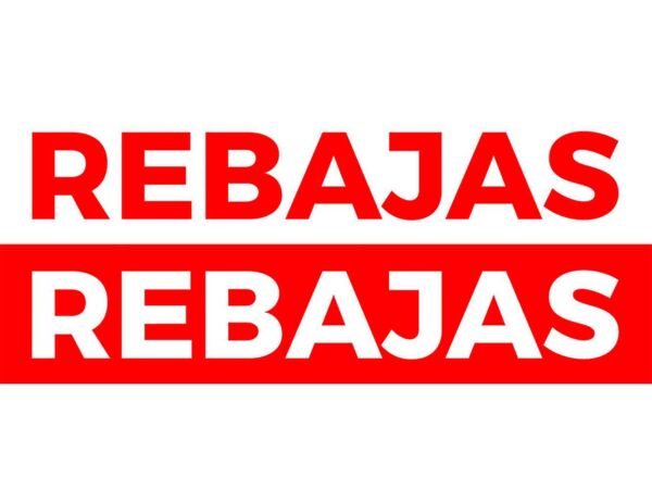 pack vinilos rebajas blanco rojo diseno