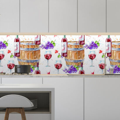 Panel decorativo pared azulejos cocina de colores