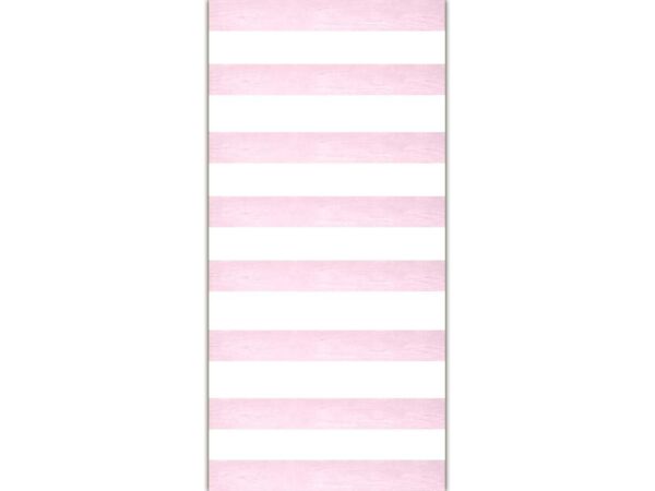 Cenefas Verticales Papel Pintado Franjas Horizontales Blanco Rosa Diseño