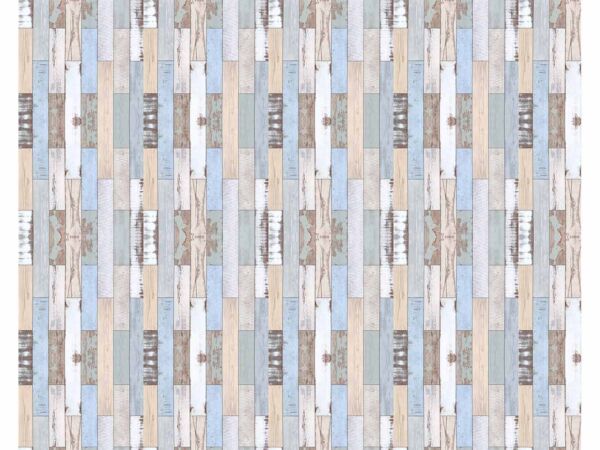 Papel Pintado Vintage Madera Multicolor Diseño