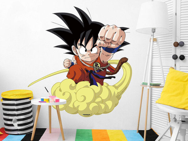 Pegatina pared Dragon Ball Classic Goku Nube Kinton