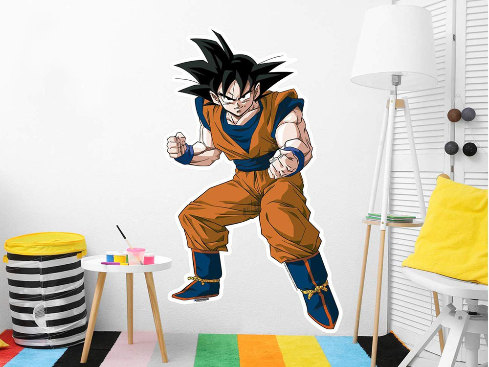 Pegatina de pared tamaño real Dragon Ball Z Goku | Oedim Decor