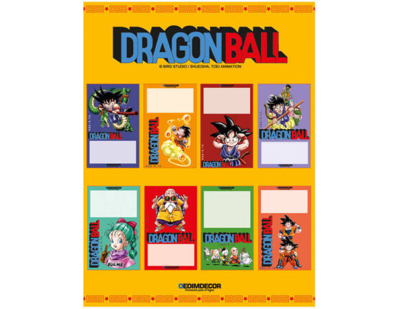 Etiquetas Escolares de Vinilo Dragon Ball Classic