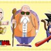 Pegatina pared Dragon Ball Classic Mutenroi Goky y Krilin medidas