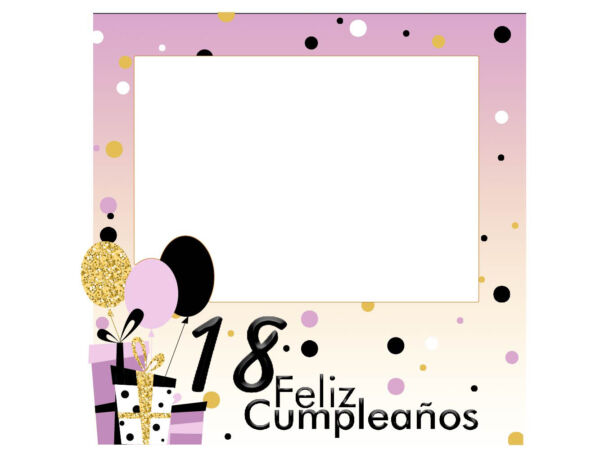 Photocall para 18 cumpleaños